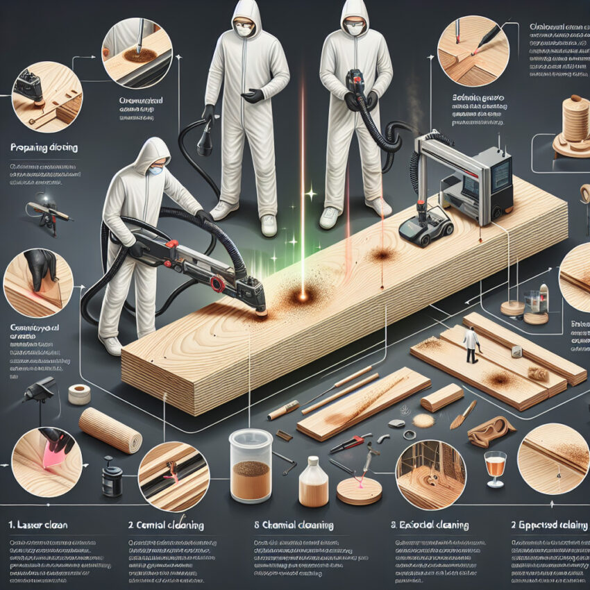 Laserreinigung von Holz in der Holzfassadenherstellung