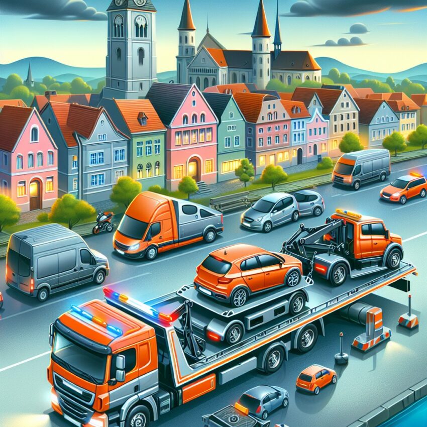 Laweta Sieradz transport skutera